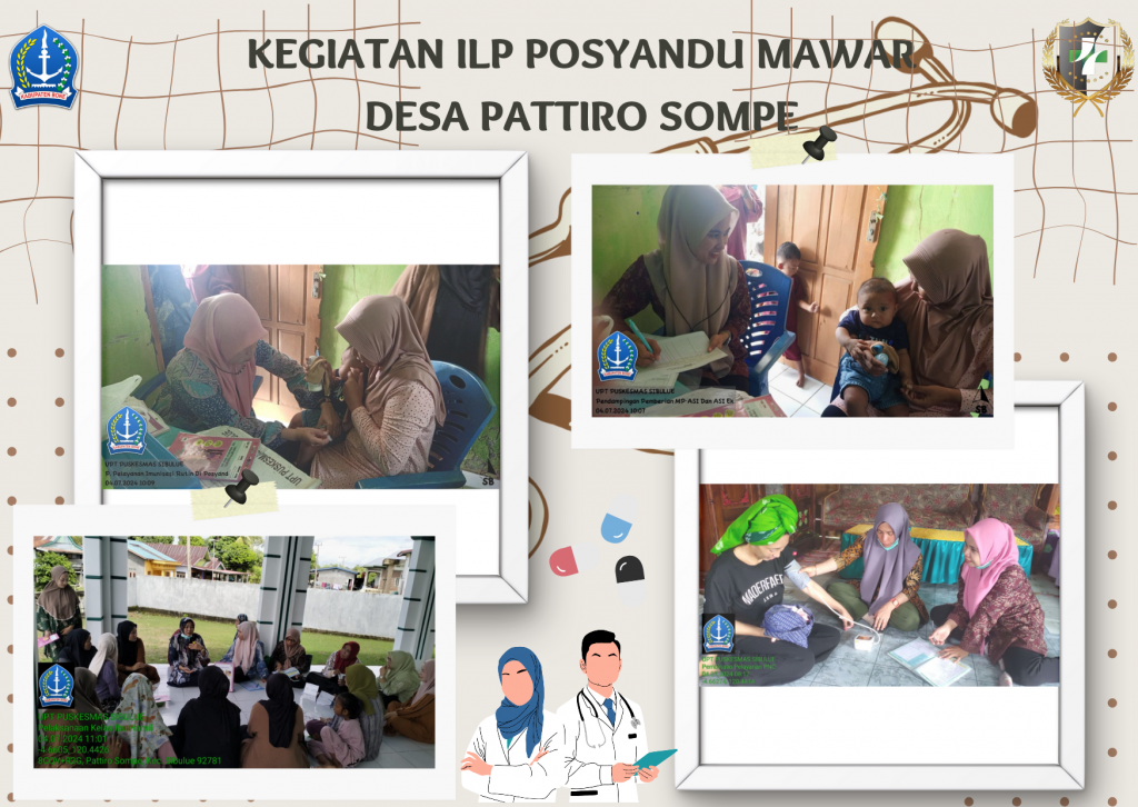 Kegiatan Posyandu ILP di desa Pattiro Sompe