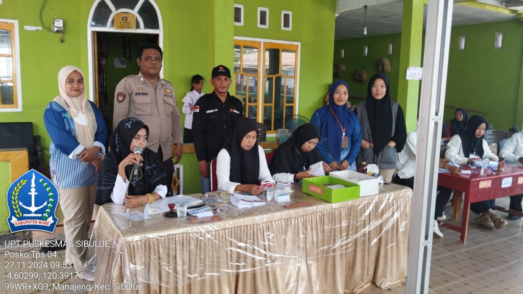 KEGIATAN POSKO TIM MEDIS DI SETIAP TPS DI WILAYAH KERJA UPT PUSKESMAS SIBULUE PEMILU TAHUN 2024